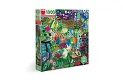 eeBoo: Piece and Love Bountiful Garden 1000 Piece Square Adult Jigsaw Puzzle, Glossy, Sturdy Pieces, Minimal Puzzle Dust