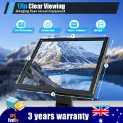 17in LCD Touch Screen Monitor Vga Pos Cash Register System Fit Retail Restaurant