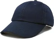 [DALIX] Youth Childrens Cotton Cap Plain Hat Black Khaki Navy Pink Red White