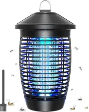 Electric Fly Swatter 4000V Electric Bug Killer with USB Charging 3 Layer Mesh Ou