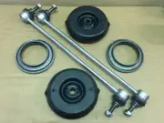 PAIR OF FRONT STRUT TOP MOUNT BEARING KITS & DROP LINKS FOR PEUGEOT 307