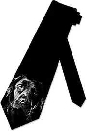 Animal Ties Mens Black and White Necktie Animals Neckties Wild Tie by Three Rooker