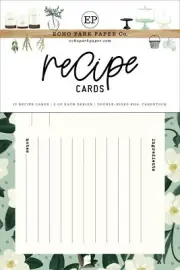 Echo Park Recipe Cards-Home Again