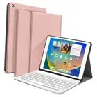 iPad 9th 8th 7th Generation Case with Keyboard 10.2 10.2 Keyboard Rose Gold