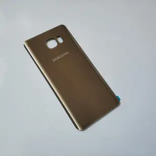 三星 Galaxy Note5 背面電池蓋 3D 玻璃外殼蓋, 用於三星 note 5 門後殼更換 + 徽標