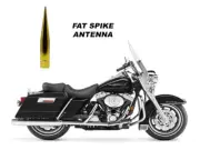 VMS 5" GOLD FAT SPIKE ANTENNA FOR HARLEY DAVIDSON ROAD KING