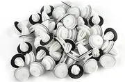 Car Fastener Clips for BMW E34 E36 Z3 X5, Car Door Panel Clip with Seal Ring Fastener Rivet Clip Retainer(50Pcs White)