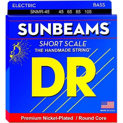 DR SNMR-45 Sunbeams Bass Guitar Strings medium short scale gauge 45-105