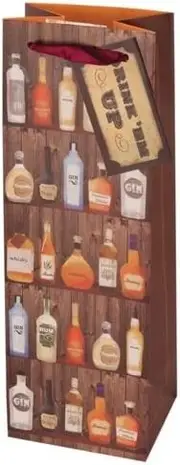 Saloon Sack Illustrated Wine Bag