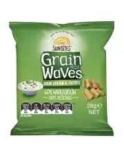 Grainwaves Sour Cream and Chives 28g x 21
