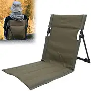 Beach Lounge Chair with Back Support, Lightweight Folding Camping Bed, Portable Convertible Lounge Recliner, Tanning Mat for Sunbathing Sunbathing Chair