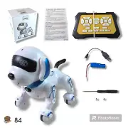 INTELLIGENT DOG Remote Control Robot Dog & Smart Toy ***Open Box (Blue)