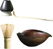 Matcha Tea Kit | Multipurpose Matcha Whisk Set for Beginners | Portable Matcha Accessory, Traditional Matcha Set with Whisk, Bowl, Spoon for Home