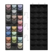 Hat Organizer Racks for Baseball Caps, 24 Deeper Pockets Baseball Hat Rack, C...