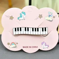 在飛比找ETMall東森購物網優惠-飾品八分音符創意鋼琴鍵盤發夾