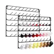 Thread Holder Wall 2 Pack 54 Spools Thread Rack Wall Mount Embroidery Spool T...