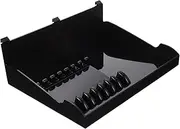 Mikinona Professional Barber Scissor Rack Plastic Scissor Holder Salon Scissor Comb Storage Compact Hairdressing Tool Box