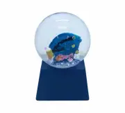 Waterball Glass Square Base 45mm Glitter Globe Aussie Gifts Souvenirs Australian