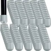 Folding Chair Leg Caps, 7/8 Inch Heavy Duty Plastic Round Chair Covers, Grey