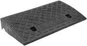 Driveway Ramp Uphill Triangle Mat Scratch Resistant Versatile Anti-Slip Car Step Threshold Pad for Home Parking Auto SUV, A