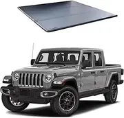 STIDPFZX Roll Up Truck Bed Cover Folding Tonneau Cover Compatible for Gladiator JT 2016