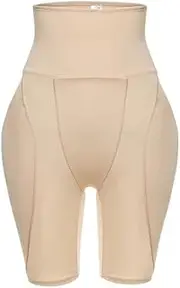 [OFFSUM] Women's Fake Butt Lifter - High Waist Large Size Solid Color Tummy Control Smooth Seamless Fake Ass Soft Big Sponge Padded Hourglass Lingerie