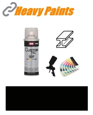 Jet Black Paint Heavy Duty Industrial Enamel Paint 400ml Aerosol
