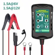 1.5A Smart Car Battery Charger, 6V 12V Automotive Charger, Battery Maintainer