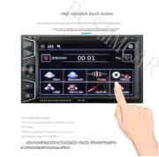 6.2in Double Din Car Stereo FM Radio CD DVD Player Touch Screen Bluetooth SD/USB (for: Porsche)