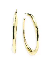 Ippolita 18K Yellow Gold Classico Twist Medium Hoop Earrings