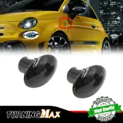 Smoked Front Side Marker Indicator Lights Housings Kit For 07-19 Fiat 500 2-Door (for: Fiat)
