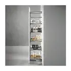 Diamond Pro Pull Out Pantry Unit 400Mm Cabinet 5 Trays