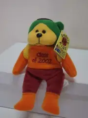 Skansen Retired Beanie Kid, LEARNER the SCHOOL BEAR, Bear and Tag in Mint Cond