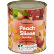 Woolworths Peach Slices In Juice 825g