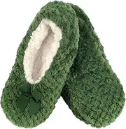 [BambooMN] Adult Super Soft Warm Cozy Fuzzy Soft Touch Sleeper Slippers Non-Slip Lined Socks