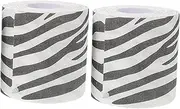 HAWILLOSCH Printed Roll Paper Zebra Print Fabric Tissue Toilet Paper Creative Bathroom Decor Case of Duct Tape