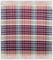 [Burberry] Burberry Burberry Check wool and cashmere throw One Size red