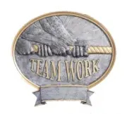 EMPLOYEE OF THE MONTH TEAMWORK TUG-O-WAR TROPHY AWARD P*54640GS FREE LETTERING