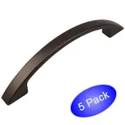 *5 Pack* Cosmas Cabinet Hardware Oil Rubbed Bronze Arch Pulls #222-96ORB