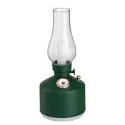 YAJIAO Retro Lamp Air Humidifier Wireless Aroma Diffuser Rechargeable Essential 7Color Lights Cool Mist For Christmas gift - Army Green
