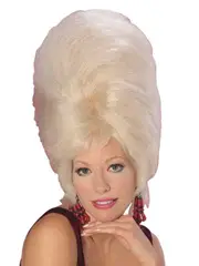 Bee Hive Blonde Wig Groovy Hair Dress Up Adult/Women Party Costume Accessory