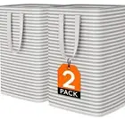 Lifewit 2 Pack Laundry Hamper Large Collapsible Laundry Baskets, Freestanding L9