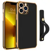 For iPhone 14 13 12 11 Pro Max 7 8 Shockproof Rugged Phone Case Cover Hand Strap