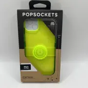 PopSocket PlantCore Case Apple iPhone 14 Plus PopGrip W/MagSafe Blazing Lime