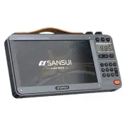 SANSUI F51 7-inch Display Retro FM Radio Wireless Speaker 3-inch Internal Magnetic Speaker Support U Disk TF Card Playba