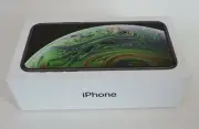 Apple iPhone Xr BOX ONLY With Paperwork Decals NEW NO PHONE JUST A BOX 64GB