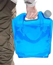 Generic Freezer Ice Pack,5L/10L Reusable Ice & Water Bath Bags | Leakproof Dry Freezer Packs with Spigot, Instant Large Capacity Ice Bath Bags for Camping Hiking & Drinks