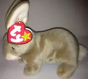 TY NIBBLY THE BUNNY RABBIT EASTER BEANIE BABY RETIRED 1999 NEW STUFFED ANIMAL!