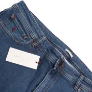 Luciano Barbera NWT Denim Jeans Size 56 (US 40) in Blue Cotton Blend