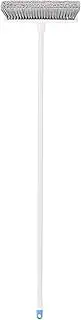 [Amazon Basics] Angled Push Broom, Blue and White
